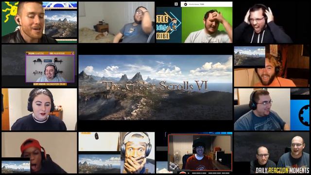The Elder Scrolls VI E3 Announcement Teaser Reaction Mashup смотреть онлайн