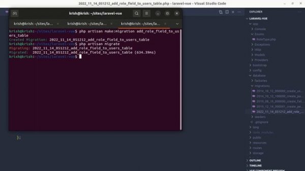 How to use PHP 8.1 Enums for creating role type using Laravel and Vue 3 | Part 14