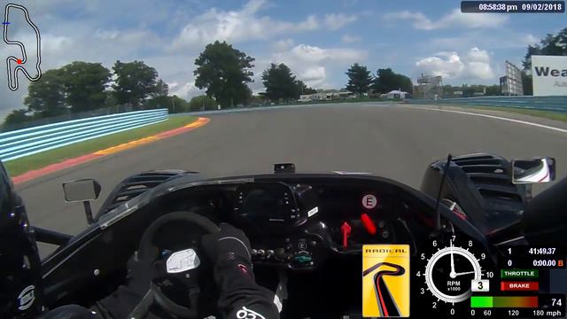 Race 3 WIN After Pit Stop at Watkins Glen Radical Cup Sept 2 2018 - Front View смотреть онлайн