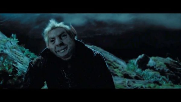 Peter Pettigrew turns into a rat