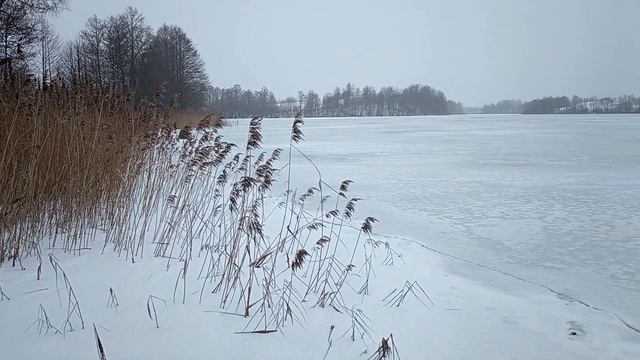У НАС Днюха, 12 Января. По льду замерзшего озера. Беларуская погода. Браславские Озера.Рыбаки и Ник смотреть онлайн