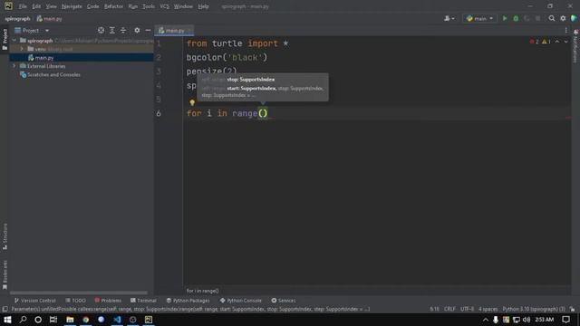 Make a Circle spirograph | Python project | Python Turtle смотреть онлайн