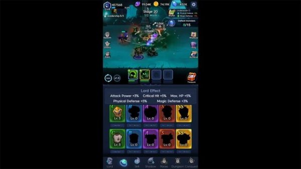 Shadow Knights : Idle RPG (Gameplay Android)