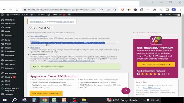 HOW TO SET UP AND CREATE ROBOTS.TXT FILE IN WORDPRESS WEBSITE WITH THE YOAST SEO PLUGIN смотреть онлайн