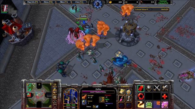 Warcraft 3 Reforged, Footmen Frenzy Shadow Hunter смотреть онлайн
