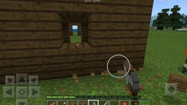 Майнкрафт: выживание в лесу, часть 3, начал строить дом смотреть онлайн