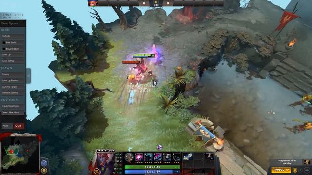 Dota 2 Dark Willow Bedlam WTF damage смотреть онлайн