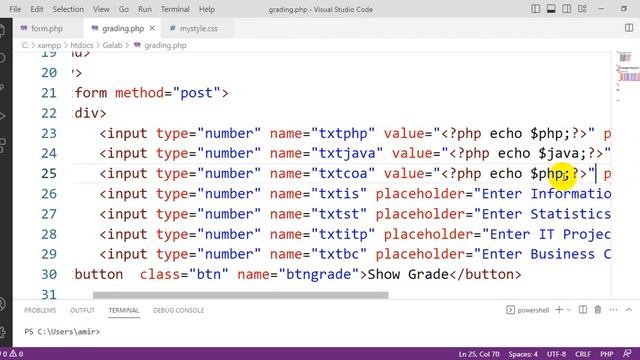 PHP Grading SYTEM смотреть онлайн
