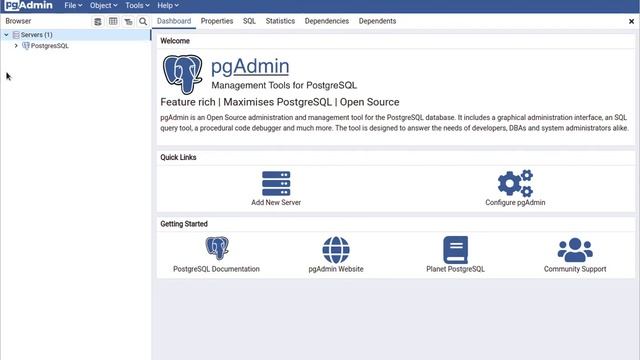 pgAdmin Configuration in Debian Linux смотреть онлайн
