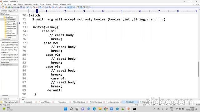5.Selection statements(If | If-else | if-else-ladder | Switch ) смотреть онлайн