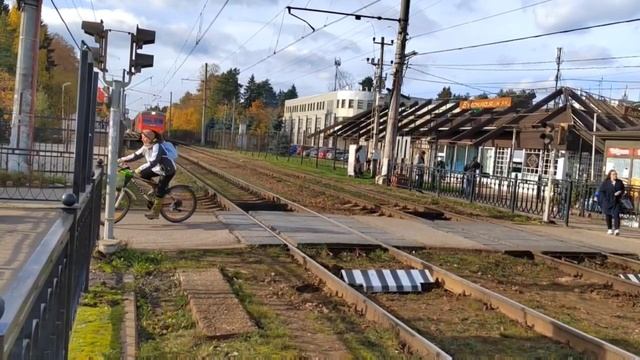 Железнодорожная станция "Всеволожская", город Всеволожск, Ленинградская область смотреть онлайн