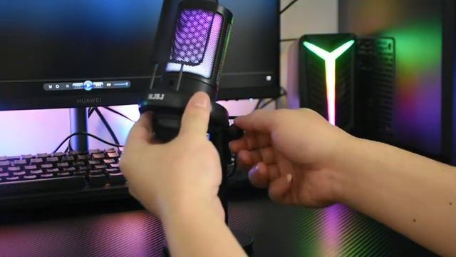 NJSJ USB Microphone for PC, Gaming Mic for PS4/ PS5/ Mac/Phone,/ba gadgets смотреть онлайн