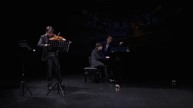 Sonata for violin and piano No 1, Schnittke part1 смотреть онлайн
