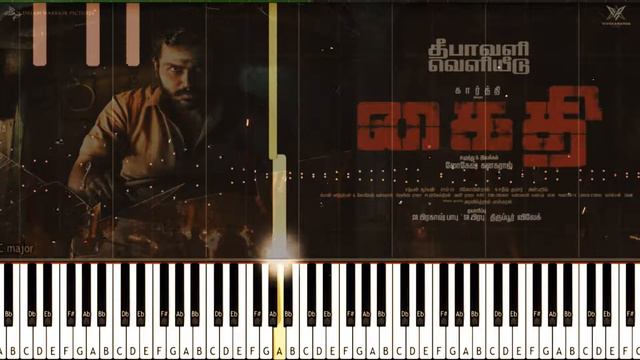 Kaithi THEME Piano Notes смотреть онлайн