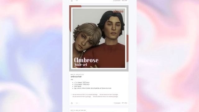 моя папка mods - создание персонажа - sims 4 cas смотреть онлайн