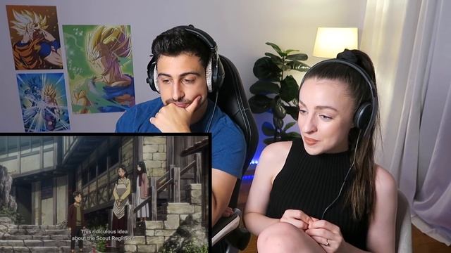 OMG WHAT?! Our first time watching ATTACK ON TITAN! | Episode 1 REACTION! смотреть онлайн