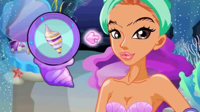 Бесплатные игры онлайн Русалочка макияж, игра для девочек Makeover, Game for girls смотреть онлайн