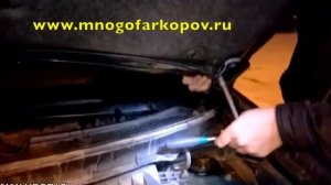 Амортизатор капота на Nissan X-Trail KU-NI-XT31-00 (обзор, установка)