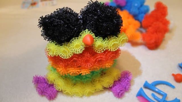Конструктор Банчемс делаем цветную сову из шариков . Banchems Designer owl do color of the balls смотреть онлайн