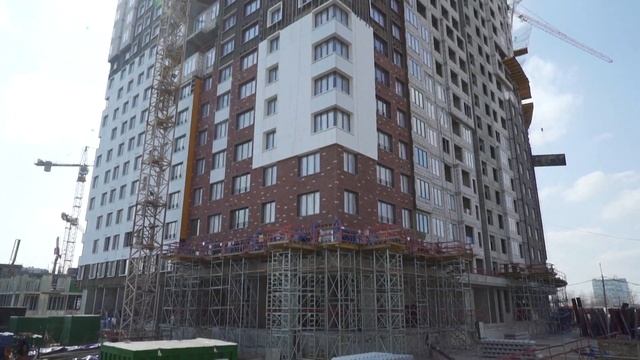 МАРТ 2019 Ход строительства «Румянцево-Парк» смотреть онлайн