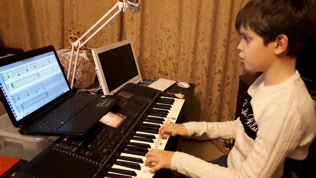Семён Мащенко (особенный ребёнок). Февраль-2018. Ознакомление. Григ. Утро. смотреть онлайн