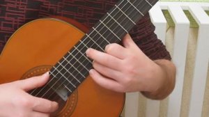 Гамма Соль - мажор / G-dur / А. Сеговии аппликатура