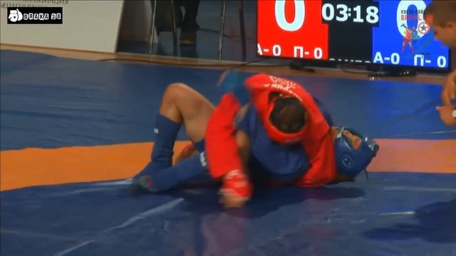 Боевое самбо. Александр Кучук-Аликбек Рахимов 68кг. смотреть онлайн
