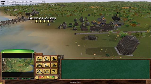 Lets Play Railroad Tycoon 3 Campaign Ep. 11 - Argentina смотреть онлайн