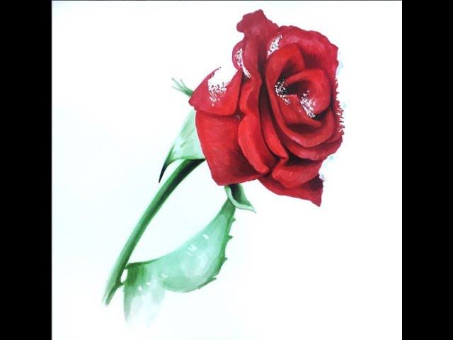 Red rose speedpaint with markers | Красная роза спиртовыми маркерами смотреть онлайн