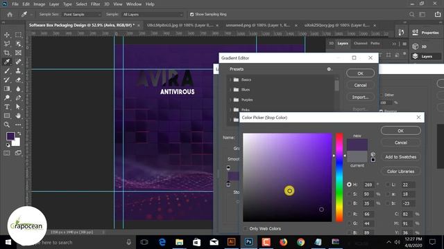 How To Design Box Packaging - Software Box - Photoshop Tutorial смотреть онлайн
