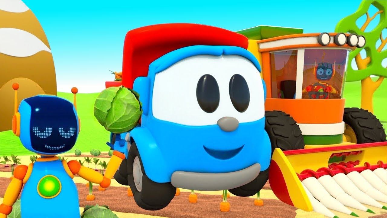 Лева Грузовичок строит амбар! Мультики про машинки для детей - новые серии смотреть онлайн