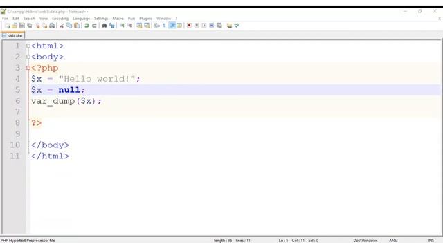 Php data types & operators Class смотреть онлайн