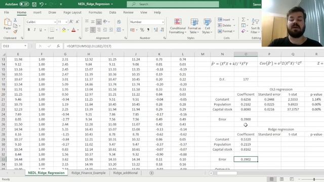 Ridge regression explained: Regression robust to multicollinearity (Excel) смотреть онлайн