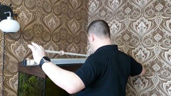 #аквариумдома #освещениеаквариума Меняю люминисцентные лампы. Лампа Sylvania Т5 Aquastar 39Вт