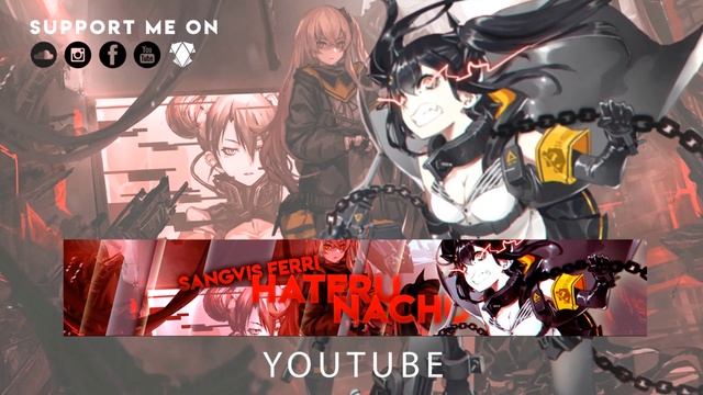 Anime Banner Template - The Crazy Girl (Photoshop CS6 or Higher) смотреть онлайн