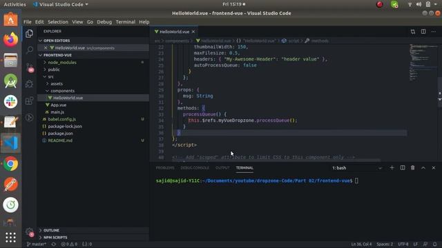 Part 02 | Sending Other Inputs Data with Vue Dropzone смотреть онлайн