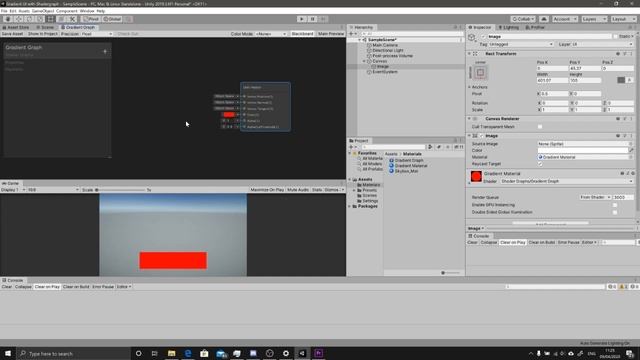 Create a UI Gradient with Shadergraph in Unity3D смотреть онлайн