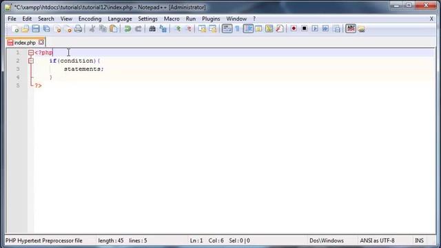 PHP beginners tutorial 12 - if statements смотреть онлайн