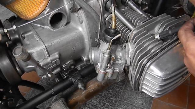 Регулировка карбюратора к 68 на мотоцикле ДНЕПР !! смотреть онлайн