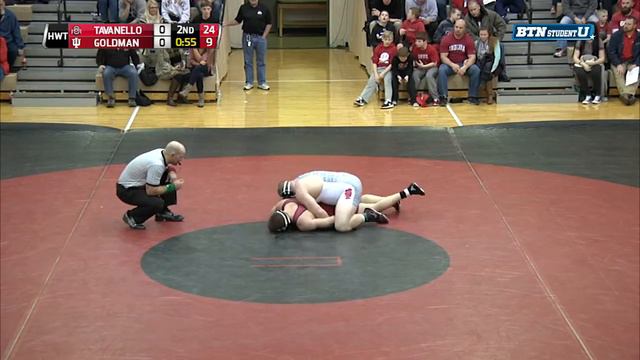 Ohio State at Indiana Wrestling: Heavyweight - Tavanello vs. Goldman смотреть онлайн