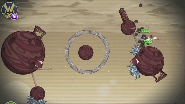 Angry Birds Space Red Planet Level M5-25 Mirror World Walkthrough 3 Star смотреть онлайн