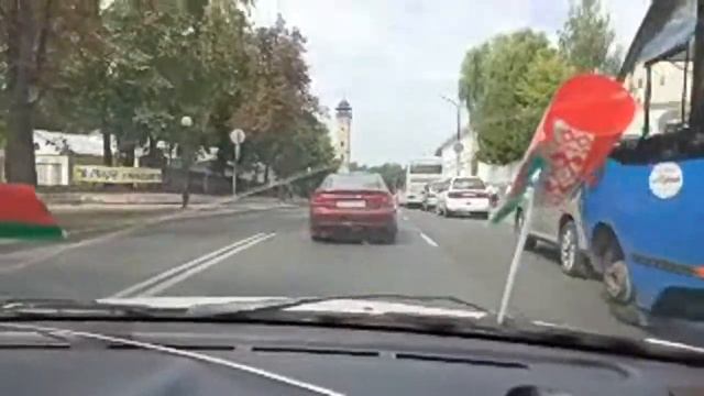 НОД в Гродно Белоруссия, автопробег 22.08.2020 г. смотреть онлайн