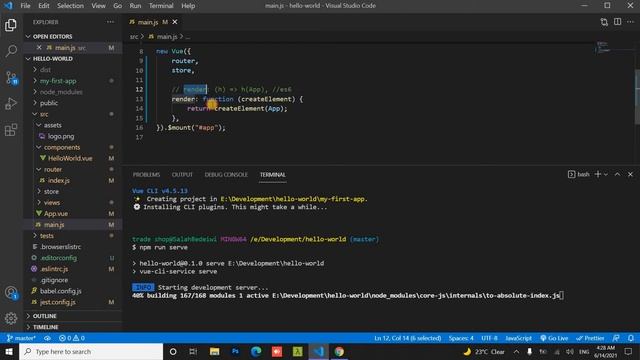 Main.js File VUE JS | [Arabic] #vue_js_2 смотреть онлайн