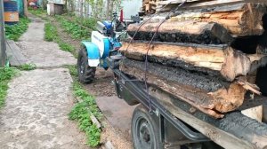 Сколько груза тащит мотоблок?