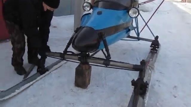 Передняя качающаяся балка с рулевым управлением аэросаней "Простор-2" смотреть онлайн