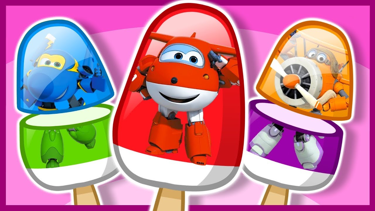 Мультик про Супер Крылья. Учим цвета. Мороженое. Learn Colors. Super Wings. смотреть онлайн