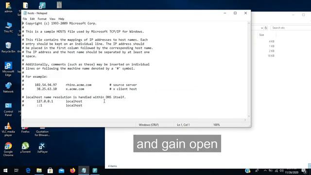 How To Edit Hosts File in Windows 10 Simple Way смотреть онлайн