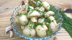 Как приготовить СВЕТЛЫЕ маринованные шампиньоны. Быстрый рецепт