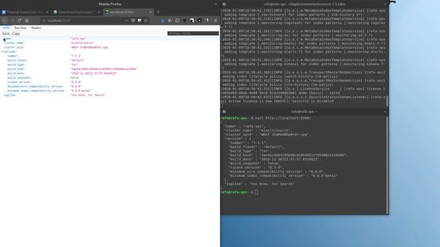 Elasticsearch + Kibana: running them without installation смотреть онлайн