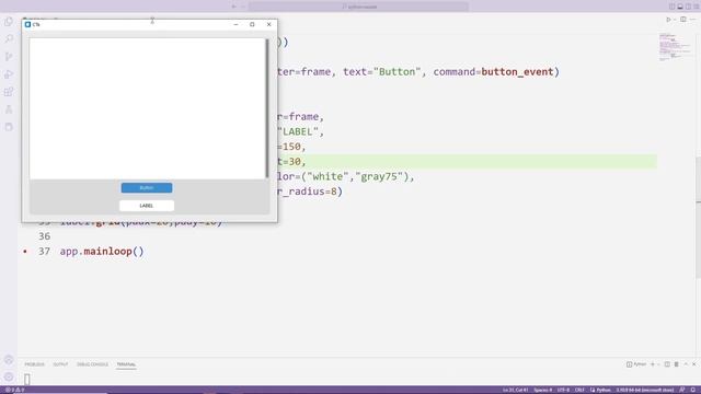 How To Create A Label? - Python Customtkinter Lesson 7 смотреть онлайн